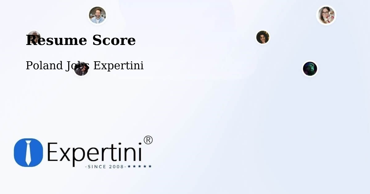 Resume Score & Job Description Match Tool – Hel - Poland Jobs Expertini